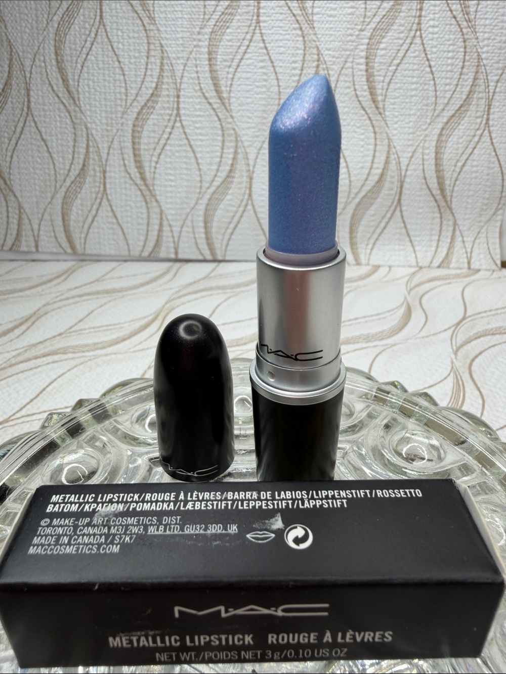 MAC Cosmetics Metallic Lipstick A37 Cold Front